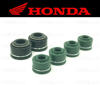 #ad Set of 6 Intake amp; Exhaust Valve Stem Seals Honda See Fitment Chart $26.99