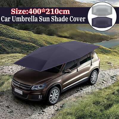 #ad Universal Car Sun Shade Umbrella Cover Tent Cloth UV Protect Waterproof 4X2.1M $31.42
