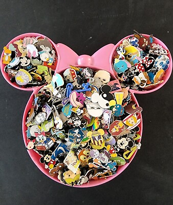 DISNEY PIN TRADING LOT 200 NO DOUBLES FREE PRIORITY SHIPPING TRADEABLE $92.99