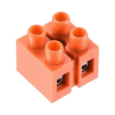 #ad Terminal Block 600V 36A Dual Row 2 Positions Terminal Electric Barrier 7 Pcs $8.86