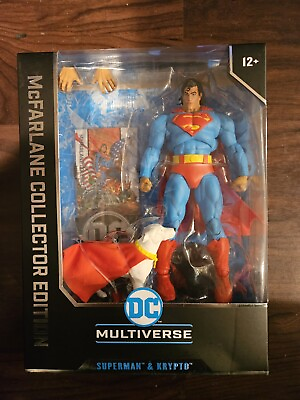 Return Of Superman amp; Krypto 7quot; DC Multiverse McFarlane Collector#x27;s Edition $39.79