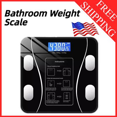 #ad Bluetooth BMI accurate Smart Bathroom Weight Scale Digital Wireless Body Fat USA $13.09