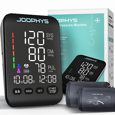 Blood Pressure Monitor Upper Arm Automatic Digital Upper Arm Blood Pressure Mon $17.95