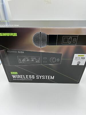 #ad Shure SLXD4 Beta58A Handheld Wireless Vocal System w BETA58 Microphones Express $338.00