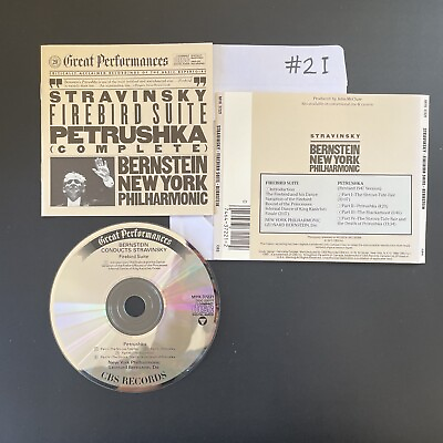 #ad Stravinsky: Firebird Suite Petrouchka Audio CD No Case $5.00