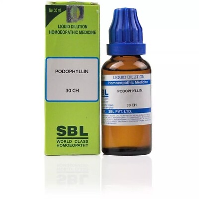 #ad SBL Podophyllin Dilution 30 CH 30 ml Homeopathic Remedies Free Shipping $7.40
