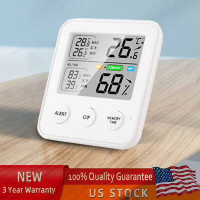 #ad Digital Humidity Meter For Indoor Hygrometer Thermometer Temperature LCD $5.74