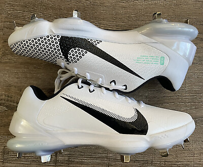 #ad Nike Zoom Force Mike Trout White Black Metal Baseball Cleats Sz 11.5 DC9905 103 $74.95