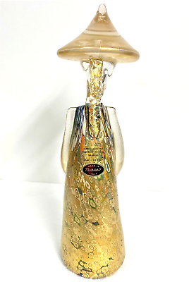#ad Signed Gambaro amp; Poggi Murano Venetian Art Glass Millefiori Italy Sculpture 62W $349.95