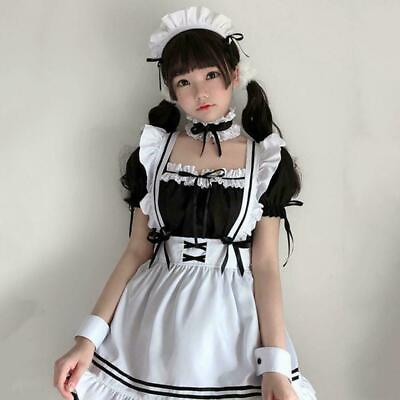 #ad Lolita Women French Maid Fancy Dress Costume Ladies Waitress Dress Outfit FAST $17.83