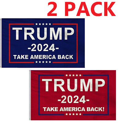 #ad #ad Trump 2024 Take America Back Flag Banner Brass Grommet 3x5FT Double Stitched $7.95