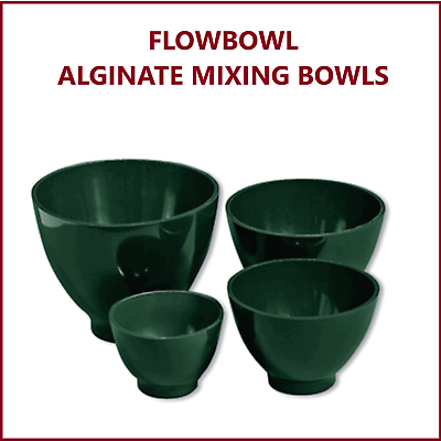 #ad Dental Lab Flexible Rubber Impression Mixing Alginate Bowl Small Medium Large $9.95