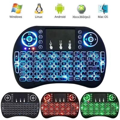 #ad Mini Wireless Keyboard w Touchpad USB Receiver for PC Android TV Box PC 2.4GHz $8.90