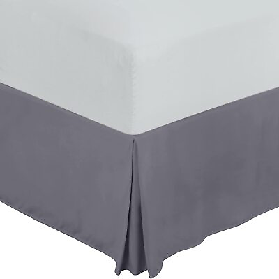 #ad Drop Bed Skirt Pleated Dust Ruffle Hotel Quality Bed Skirt Utopia Bedding $17.98
