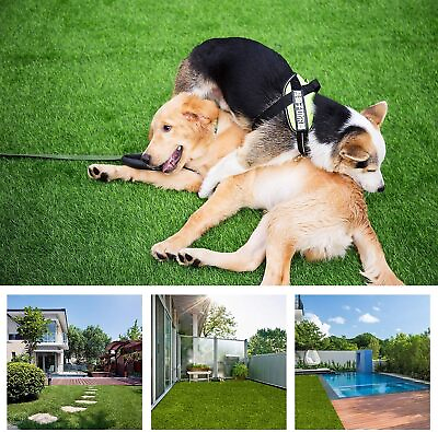 #ad 3ftx80ft Artificial Grass Mat Synthetic Landscape Fake Lawn Pet Dog Turf Garden $289.79