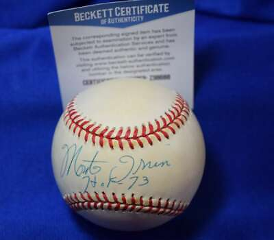 Monte Irvin HOF 73 BAS Beckett Coa Autograph National League Signed Baseball $69.00