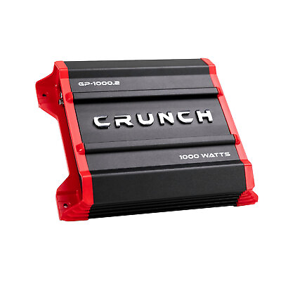 Crunch GP 1000.2 Ground Pounder 1000 Watt 2 Channel Amplifier Car Stereo Amp $57.70
