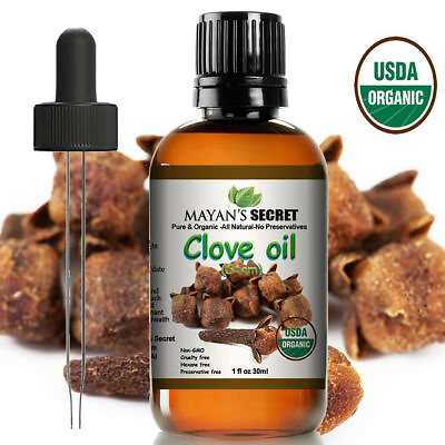 #ad #ad Organic Clove Essential Oil USDA Certified Aromatherapy Clove Oil 30ml 1oz $12.99