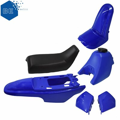 #ad For Yamaha PW50 PY50 PW 50 Plastic Fender Body Seat Gas Tank Kit Blue $48.96