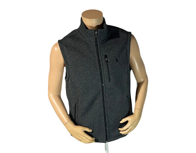 #ad Polo Ralph Lauren Reversible Hybrid Vest In Grey Size: MED #710814624001 NWT $79.00
