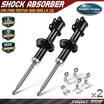 2x Front Shock Absorber for Ford Festiva 1988 1989 1990 1991 1992 1993 L4 1.3L #ad $63.99