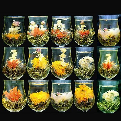 #ad 16 Kinds of Flower Handmade Blooming Flower Tea Crafts Herbal Flower Tea 130g $11.38