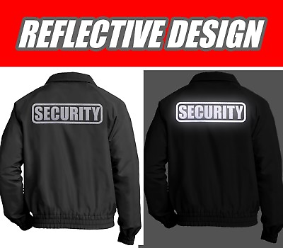 #ad Security jacket Economy REFLECTIVE LOGO Security Guard charger jacket $51.85
