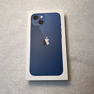 #ad Apple iPhone 13 empty box blue 128GB sticker and box only $8.99