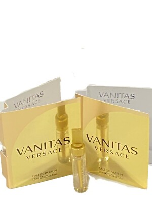 #ad 2 x Versace Vanitas 0.05oz 1.5ml EDP for women new sample $11.00