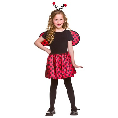 Girls Ladybird Wings Tutu Headband World Book Day Fancy Dress Costume Accessory $6.91