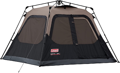 #ad Coleman Camping Tent with Instant Setup 4 6 8 10 Person Weatherproof Tent with $210.68