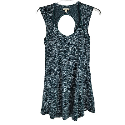 Silence Noise Urban Outfitters Green Mini Ribbed Dress Size Large $11.16