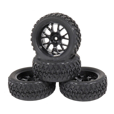 4PCS Tires Wheel Rims Set For Wltoys 144001 124019 1 14 1 18 1 16 RC Buggy Car $13.24