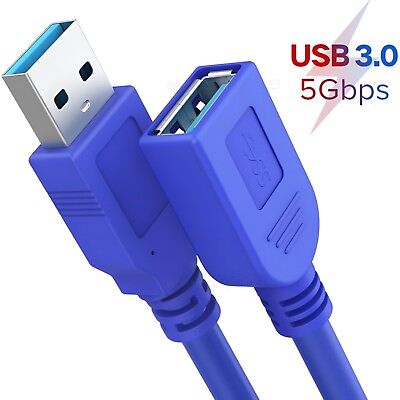 #ad #ad USB 3.0 Extension Cable High Speed Extender Cord Adapter Type A Male to Female $2.99