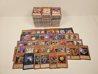 #ad Yugioh Lot of 980 My Entire Collection   ALL RARITIES and Conditions Free Ship $250.00