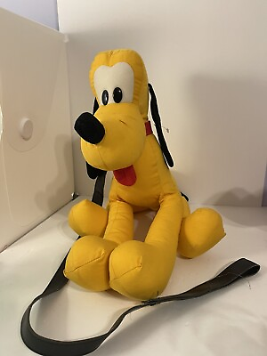 #ad VINTAGE Disney Walt Disney World Walking Pluto Plush Stuffed Animal Toy $19.90