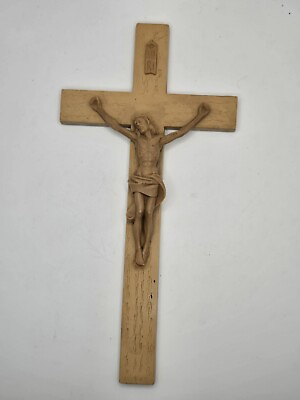 #ad Vintage Jesus Christ Crucifix Holy Ghost Missions Washington DC Plastic Cross $20.00