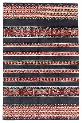 #ad Traditional Hand Knotted Carpet 5#x27;0quot; x 7#x27;10quot; Gabbeh Wool Area Rug $367.60