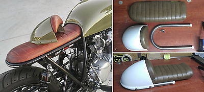 #ad Cafe Racer Seat Removable Cowl Hump KIT CB550 CB750 CB350 Bratstyle Yamaha Honda $340.00