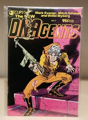 #ad DNAgents # 7 Eclipse Comics 1985 w Sleeve and Board NM $10.95