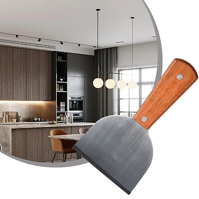 #ad Pancakes Pizza Steak Spatula Chef Craft Stainless Steel Scoop With Wood Handle $9.26