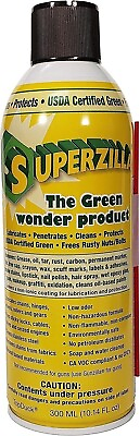 #ad Steel Rust Remover Cleaner Lubricant and Penetrating Oil Superzilla Green Wonder $31.78