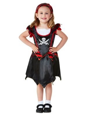 #ad #ad Smiffys Toddler Pirate Skull amp; Crossbones Costume Black Size T1 $13.58