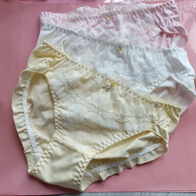 3Pcs Kids Cotton Panties Knickers Pearl Underwear Gifts for Teen Girls Briefs #ad $13.15