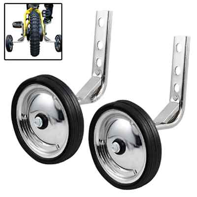 #ad #ad Quality Universal 12 14 16 18 20 inch METAL Training Wheels For Kids Bikes $14.99