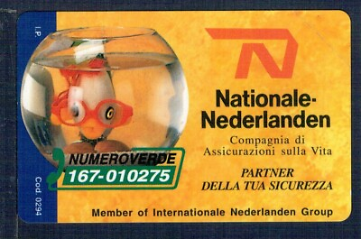 #ad Gian Phonecard Prp Golden 169#x27; Nat. Nederlanden#x27; New Perfect $2.48