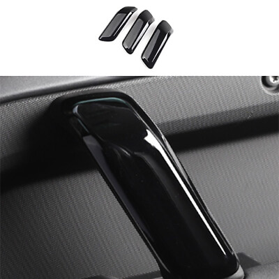 #ad Glossy Black Inner Door Armrest Cover Trim 2020 2023 For Land Rover Defender 90 $28.47