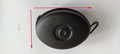 EVA leather Black Zipper Hard Pouch case $14.90