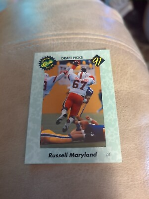 1991 Classic Russell Maryland Rookie Miami Hurricanes #2 $1.90