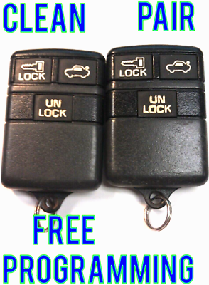 #ad LOT OF 2 OEM GM BUICK OLDS KEYLESS REMOTE FOB TRANSMITTER ABO0303T 25602667 $29.77